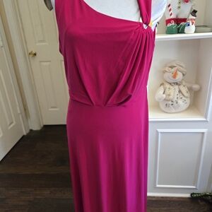 DKNY Women’s Fuchsia Sleeveless Dress Size 14